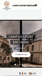 Mobile Screenshot of campus-sport-bretagne.fr